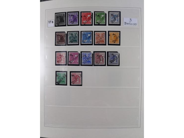 1948, sehr reichhaltige fast ausschließlich postfrische Material-Sammlung des Bezirk 3 mit vielen hunderten Marken sauber sor