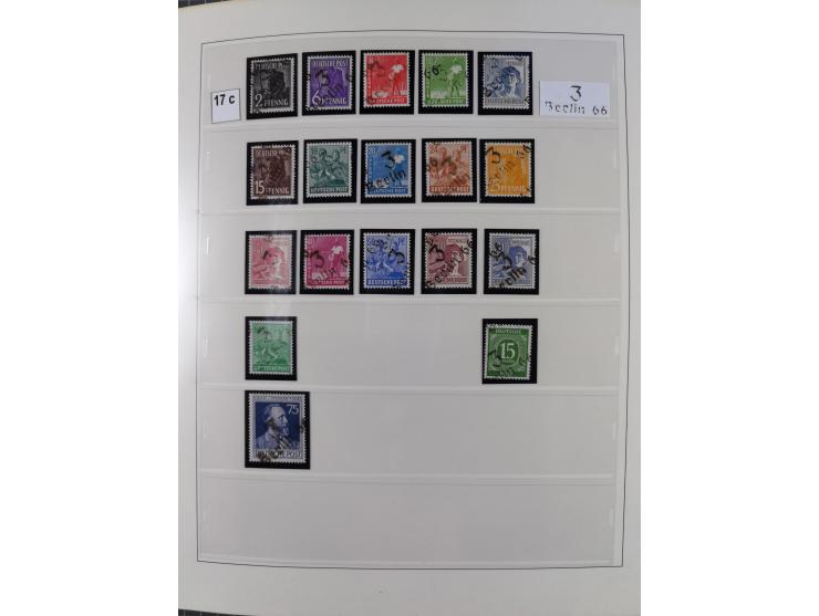 1948, sehr reichhaltige fast ausschließlich postfrische Material-Sammlung des Bezirk 3 mit vielen hunderten Marken sauber sor