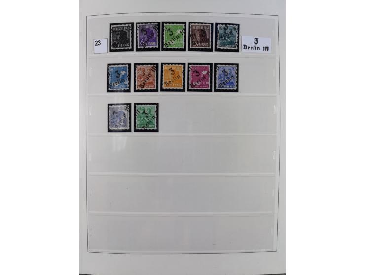 1948, sehr reichhaltige fast ausschließlich postfrische Material-Sammlung des Bezirk 3 mit vielen hunderten Marken sauber sor