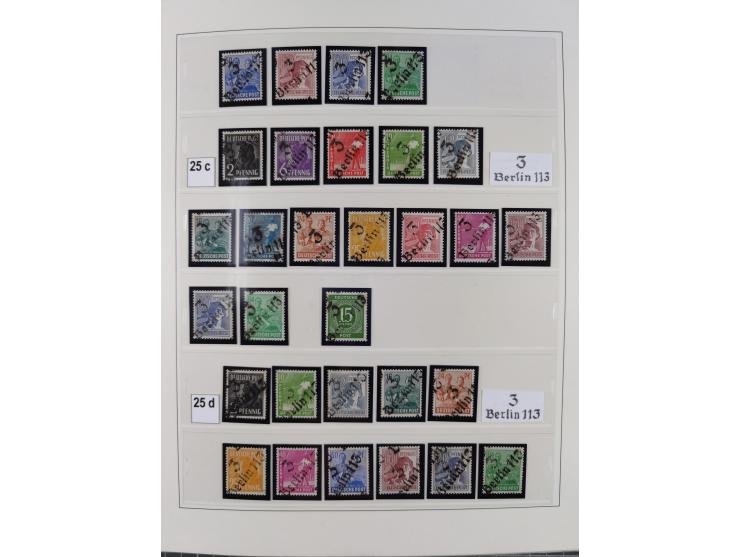 1948, sehr reichhaltige fast ausschließlich postfrische Material-Sammlung des Bezirk 3 mit vielen hunderten Marken sauber sor