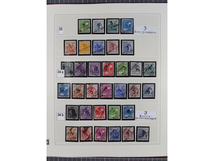 1948, sehr reichhaltige fast ausschließlich postfrische Material-Sammlung des Bezirk 3 mit vielen hunderten Marken sauber sor