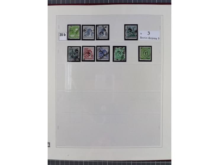1948, sehr reichhaltige fast ausschließlich postfrische Material-Sammlung des Bezirk 3 mit vielen hunderten Marken sauber sor