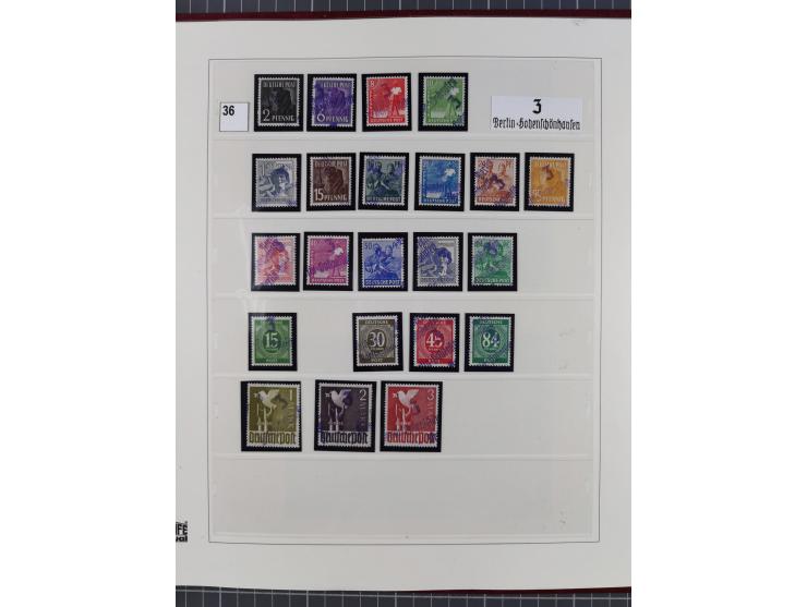 1948, sehr reichhaltige fast ausschließlich postfrische Material-Sammlung des Bezirk 3 mit vielen hunderten Marken sauber sor