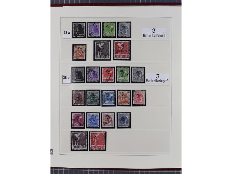 1948, sehr reichhaltige fast ausschließlich postfrische Material-Sammlung des Bezirk 3 mit vielen hunderten Marken sauber sor