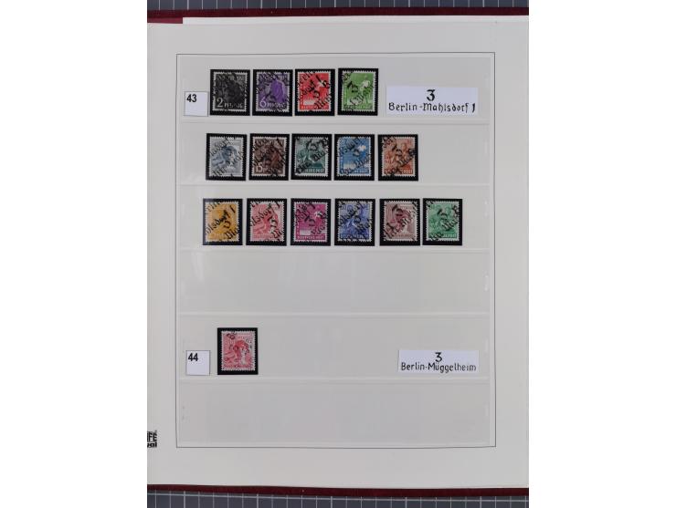 1948, sehr reichhaltige fast ausschließlich postfrische Material-Sammlung des Bezirk 3 mit vielen hunderten Marken sauber sor