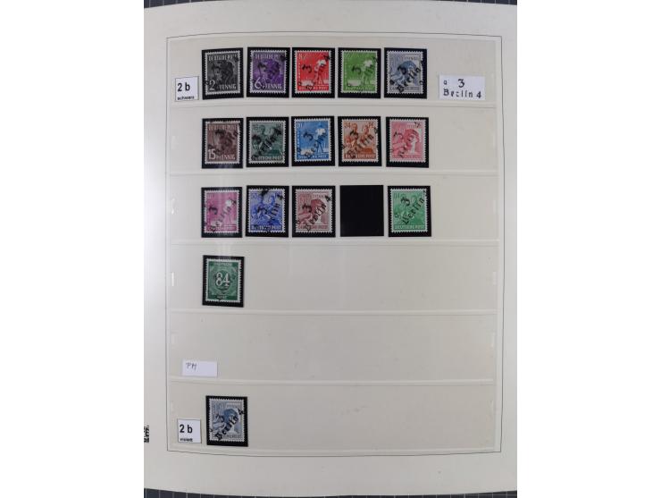 1948, sehr reichhaltige fast ausschließlich postfrische Material-Sammlung des Bezirk 3 mit vielen hunderten Marken sauber sor