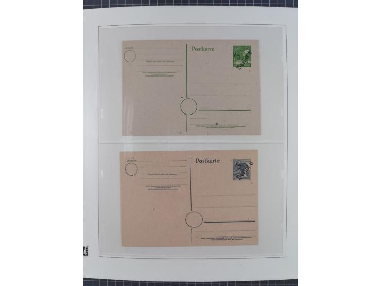 1948, sehr reichhaltige fast ausschließlich postfrische Material-Sammlung des Bezirk 3 mit vielen hunderten Marken sauber sor