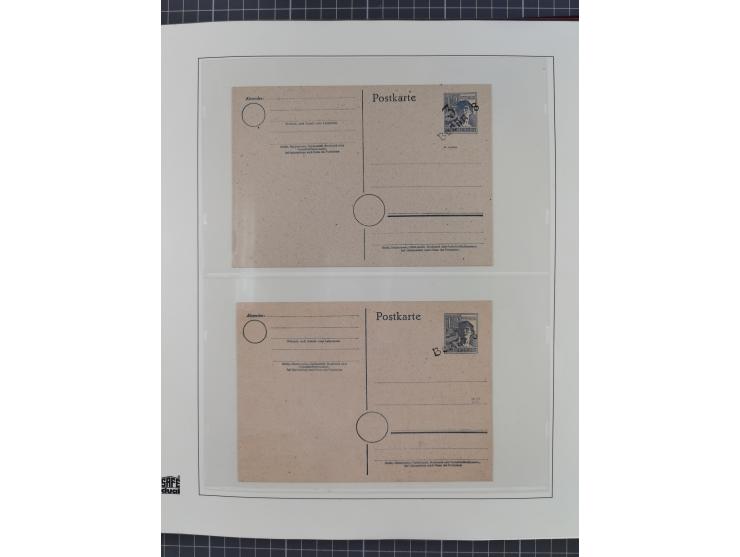1948, sehr reichhaltige fast ausschließlich postfrische Material-Sammlung des Bezirk 3 mit vielen hunderten Marken sauber sor