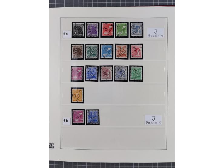 1948, sehr reichhaltige fast ausschließlich postfrische Material-Sammlung des Bezirk 3 mit vielen hunderten Marken sauber sor