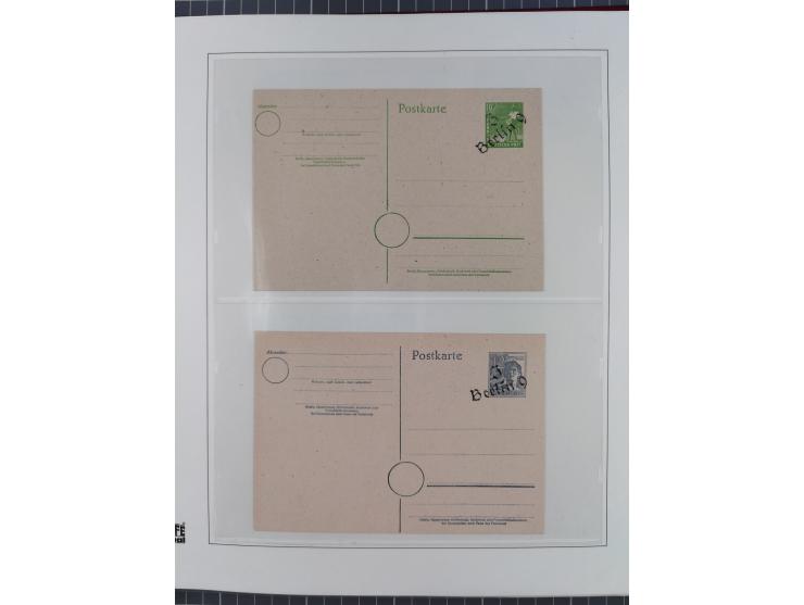 1948, sehr reichhaltige fast ausschließlich postfrische Material-Sammlung des Bezirk 3 mit vielen hunderten Marken sauber sor