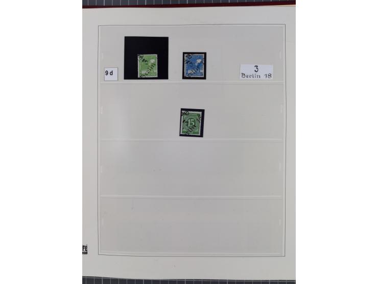 1948, sehr reichhaltige fast ausschließlich postfrische Material-Sammlung des Bezirk 3 mit vielen hunderten Marken sauber sor