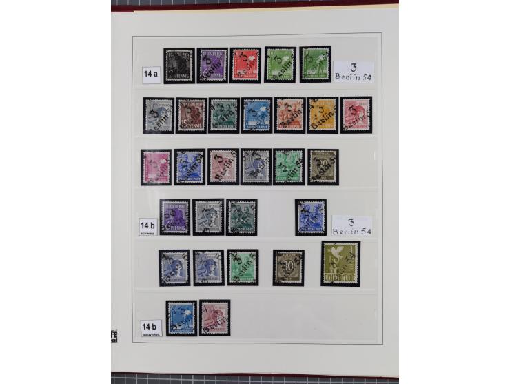 1948, sehr reichhaltige fast ausschließlich postfrische Material-Sammlung des Bezirk 3 mit vielen hunderten Marken sauber sor