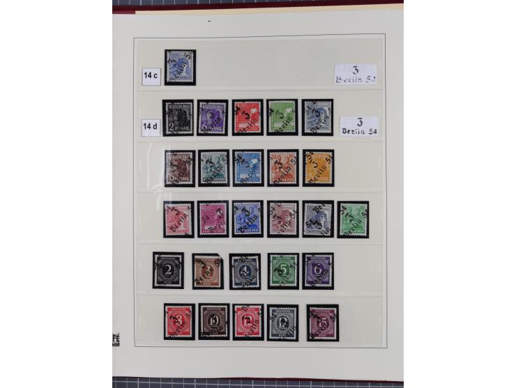 1948, sehr reichhaltige fast ausschließlich postfrische Material-Sammlung des Bezirk 3 mit vielen hunderten Marken sauber sor