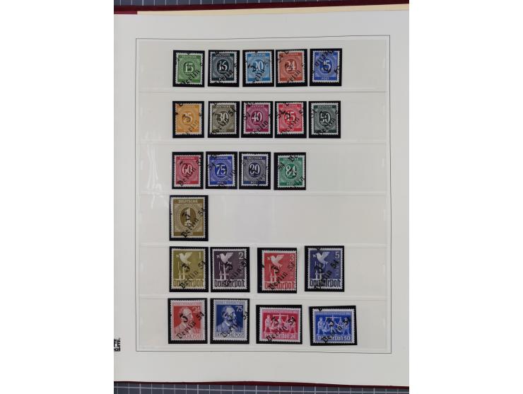 1948, sehr reichhaltige fast ausschließlich postfrische Material-Sammlung des Bezirk 3 mit vielen hunderten Marken sauber sor