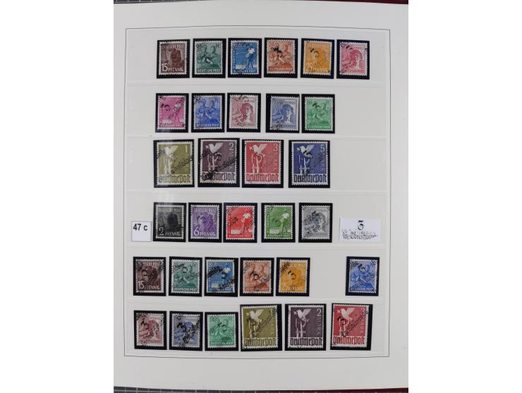 1948, sehr reichhaltige fast ausschließlich postfrische Material-Sammlung des Bezirk 3 mit vielen hunderten Marken sauber sor