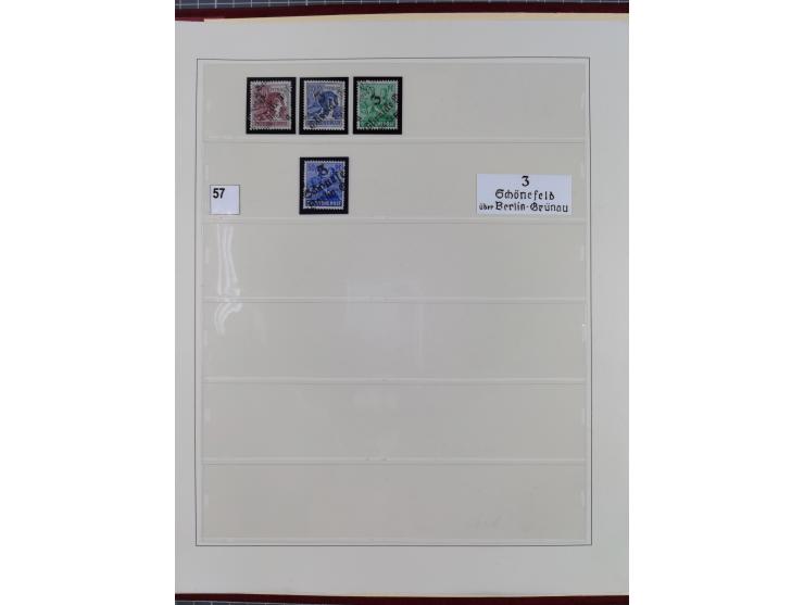 1948, sehr reichhaltige fast ausschließlich postfrische Material-Sammlung des Bezirk 3 mit vielen hunderten Marken sauber sor