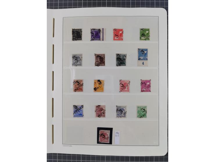 1948, sehr reichhaltige fast ausschließlich postfrische Material-Sammlung des Bezirk 3 mit vielen hunderten Marken sauber sor