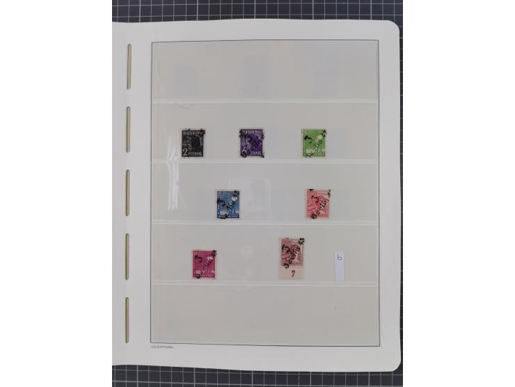 1948, sehr reichhaltige fast ausschließlich postfrische Material-Sammlung des Bezirk 3 mit vielen hunderten Marken sauber sor