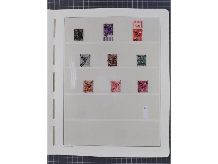 1948, sehr reichhaltige fast ausschließlich postfrische Material-Sammlung des Bezirk 3 mit vielen hunderten Marken sauber sor