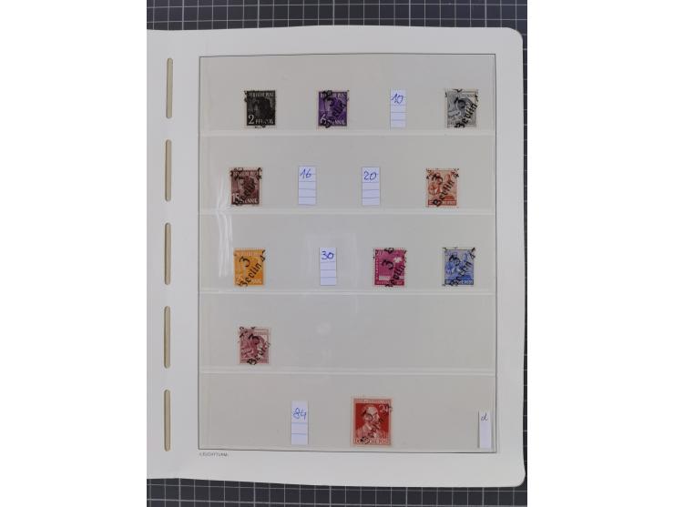 1948, sehr reichhaltige fast ausschließlich postfrische Material-Sammlung des Bezirk 3 mit vielen hunderten Marken sauber sor