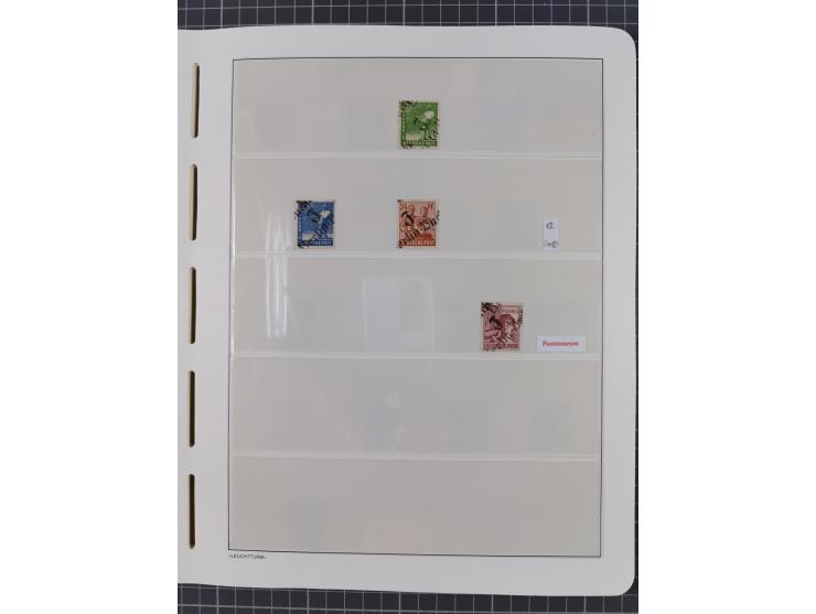 1948, sehr reichhaltige fast ausschließlich postfrische Material-Sammlung des Bezirk 3 mit vielen hunderten Marken sauber sor