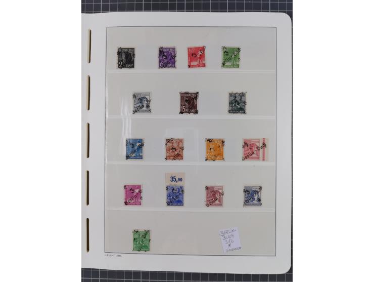 1948, sehr reichhaltige fast ausschließlich postfrische Material-Sammlung des Bezirk 3 mit vielen hunderten Marken sauber sor