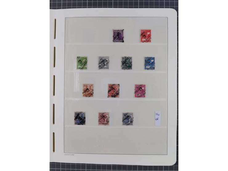 1948, sehr reichhaltige fast ausschließlich postfrische Material-Sammlung des Bezirk 3 mit vielen hunderten Marken sauber sor