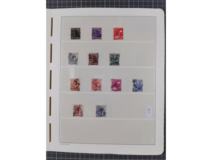 1948, sehr reichhaltige fast ausschließlich postfrische Material-Sammlung des Bezirk 3 mit vielen hunderten Marken sauber sor