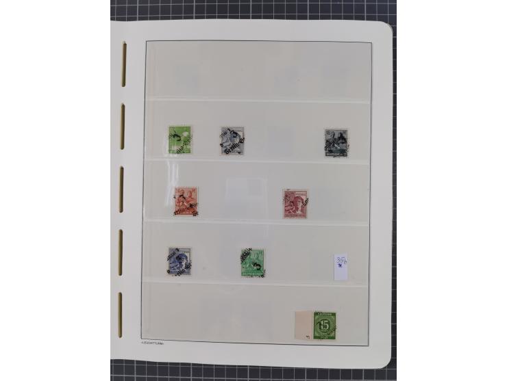 1948, sehr reichhaltige fast ausschließlich postfrische Material-Sammlung des Bezirk 3 mit vielen hunderten Marken sauber sor