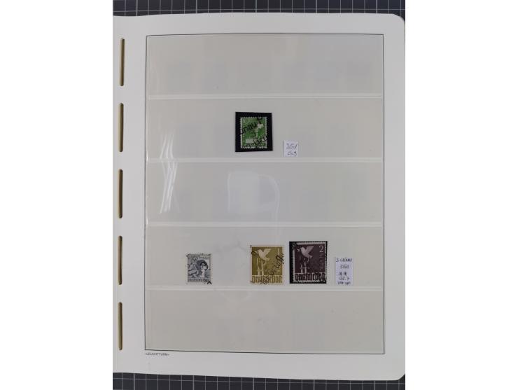 1948, sehr reichhaltige fast ausschließlich postfrische Material-Sammlung des Bezirk 3 mit vielen hunderten Marken sauber sor