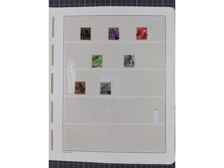 1948, sehr reichhaltige fast ausschließlich postfrische Material-Sammlung des Bezirk 3 mit vielen hunderten Marken sauber sor