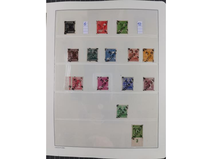 1948, sehr reichhaltige fast ausschließlich postfrische Material-Sammlung des Bezirk 3 mit vielen hunderten Marken sauber sor