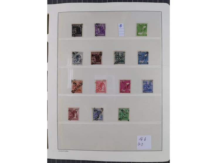 1948, sehr reichhaltige fast ausschließlich postfrische Material-Sammlung des Bezirk 3 mit vielen hunderten Marken sauber sor