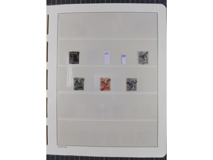 1948, sehr reichhaltige fast ausschließlich postfrische Material-Sammlung des Bezirk 3 mit vielen hunderten Marken sauber sor