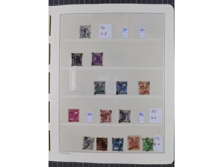 1948, sehr reichhaltige fast ausschließlich postfrische Material-Sammlung des Bezirk 3 mit vielen hunderten Marken sauber sor