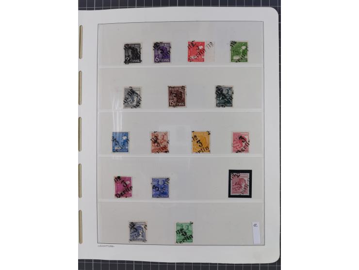 1948, sehr reichhaltige fast ausschließlich postfrische Material-Sammlung des Bezirk 3 mit vielen hunderten Marken sauber sor