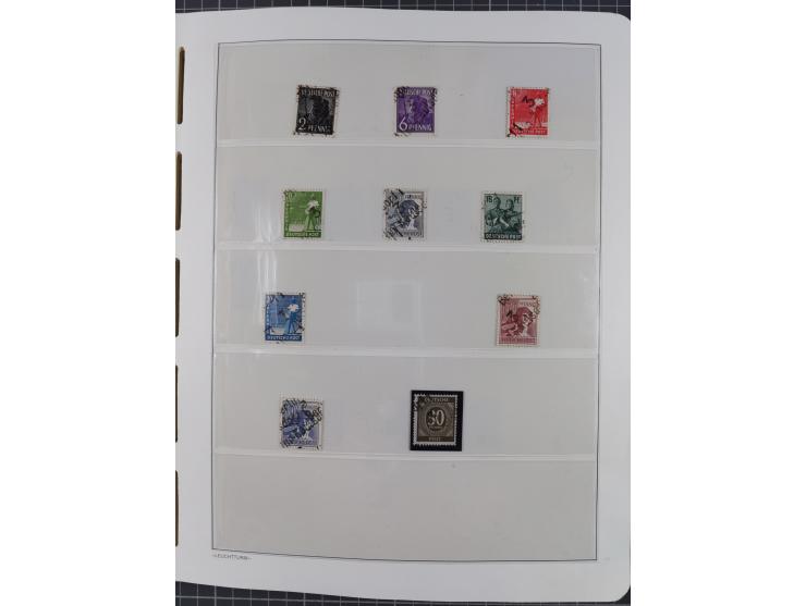 1948, sehr reichhaltige fast ausschließlich postfrische Material-Sammlung des Bezirk 3 mit vielen hunderten Marken sauber sor