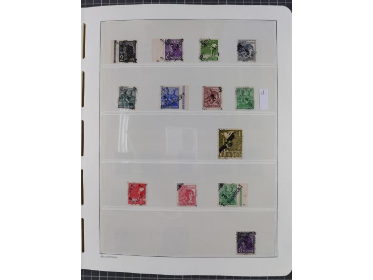 1948, sehr reichhaltige fast ausschließlich postfrische Material-Sammlung des Bezirk 3 mit vielen hunderten Marken sauber sor