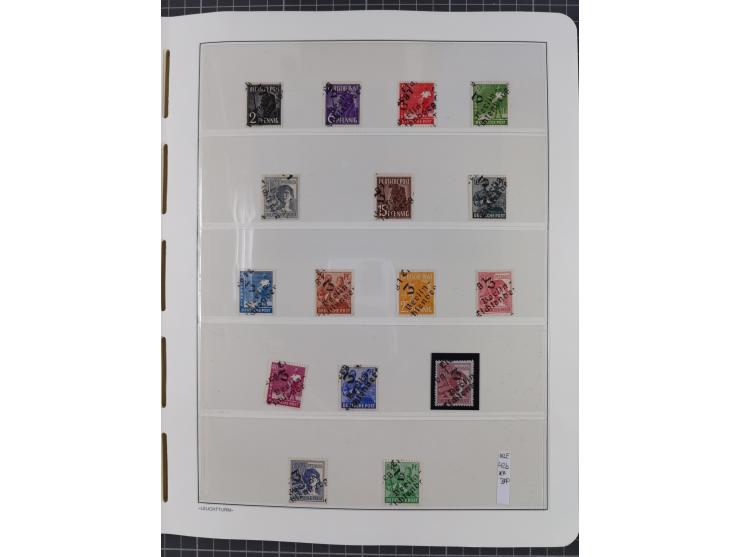 1948, sehr reichhaltige fast ausschließlich postfrische Material-Sammlung des Bezirk 3 mit vielen hunderten Marken sauber sor