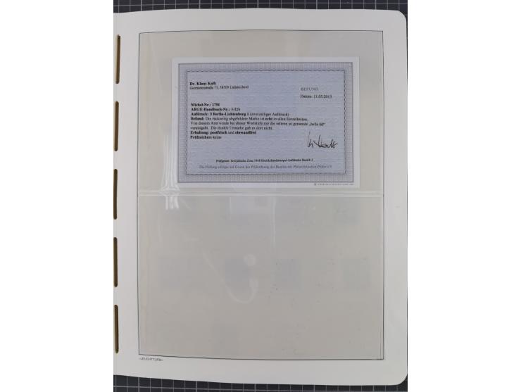 1948, sehr reichhaltige fast ausschließlich postfrische Material-Sammlung des Bezirk 3 mit vielen hunderten Marken sauber sor