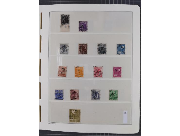 1948, sehr reichhaltige fast ausschließlich postfrische Material-Sammlung des Bezirk 3 mit vielen hunderten Marken sauber sor