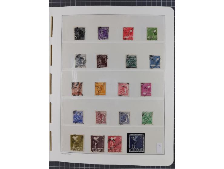 1948, sehr reichhaltige fast ausschließlich postfrische Material-Sammlung des Bezirk 3 mit vielen hunderten Marken sauber sor