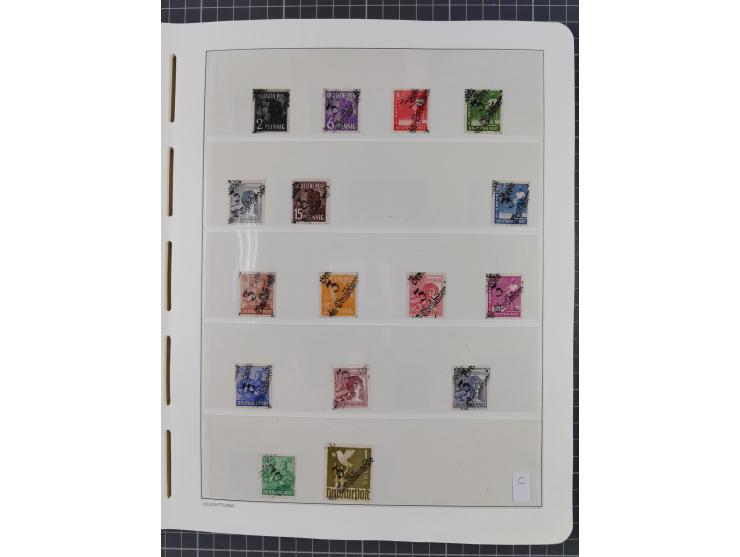 1948, sehr reichhaltige fast ausschließlich postfrische Material-Sammlung des Bezirk 3 mit vielen hunderten Marken sauber sor