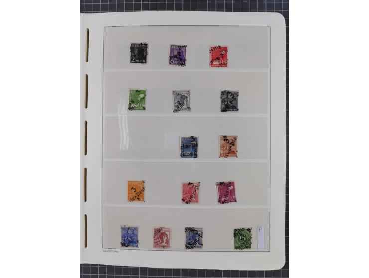 1948, sehr reichhaltige fast ausschließlich postfrische Material-Sammlung des Bezirk 3 mit vielen hunderten Marken sauber sor