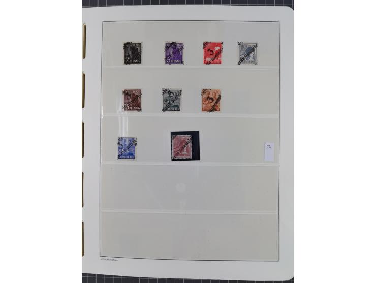 1948, sehr reichhaltige fast ausschließlich postfrische Material-Sammlung des Bezirk 3 mit vielen hunderten Marken sauber sor