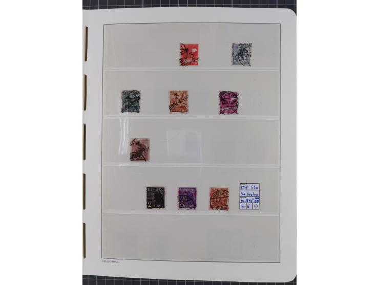 1948, sehr reichhaltige fast ausschließlich postfrische Material-Sammlung des Bezirk 3 mit vielen hunderten Marken sauber sor