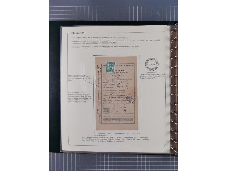 1906/38, RURAL POSTS, specialized collection with 71 covers and cards, showing a fine array of postmarks with many fine strik