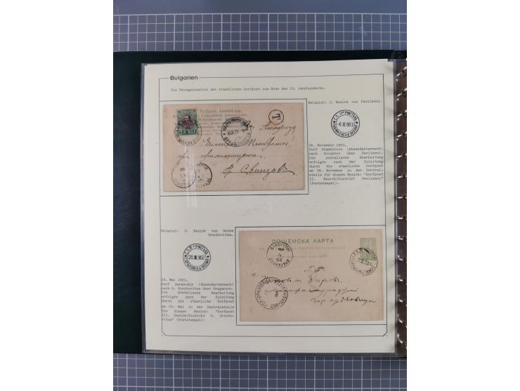 1906/38, RURAL POSTS, specialized collection with 71 covers and cards, showing a fine array of postmarks with many fine strik