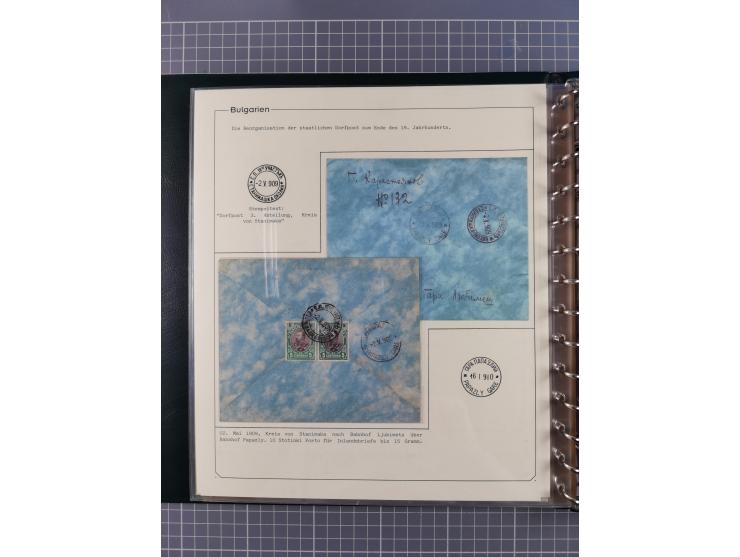 1906/38, RURAL POSTS, specialized collection with 71 covers and cards, showing a fine array of postmarks with many fine strik