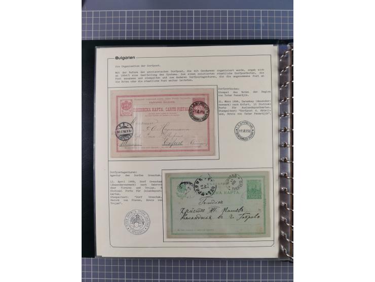 1906/38, RURAL POSTS, specialized collection with 71 covers and cards, showing a fine array of postmarks with many fine strik